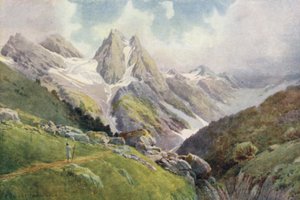 在Lidar Valley的Kolahoi Glacier附近 作者 未知未知